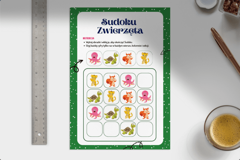 Sudoku obrazkowe poziom podstawowy