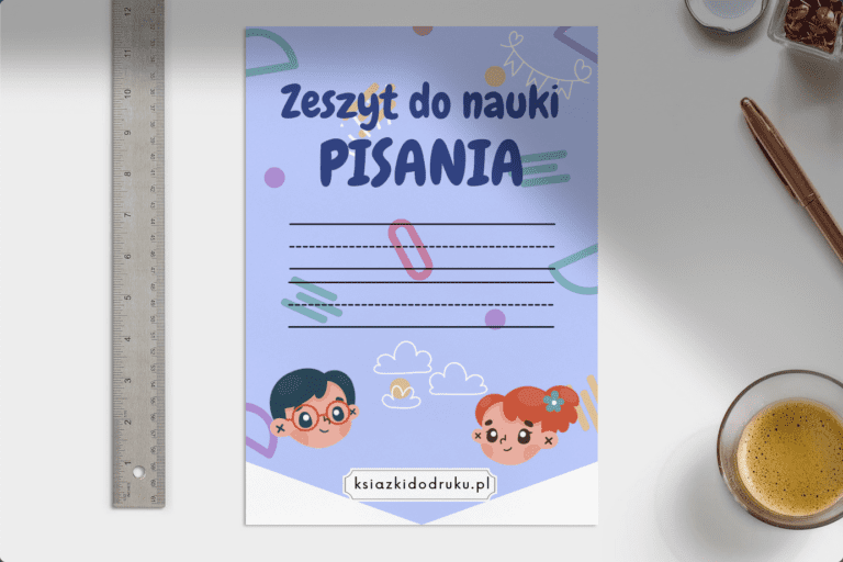 zeszyt do nauki pisania liter