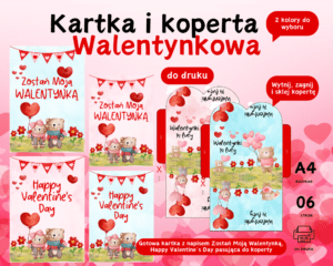 Kartka na Walentynki