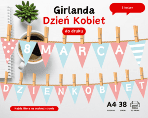 Girlanda Dzień Kobiet