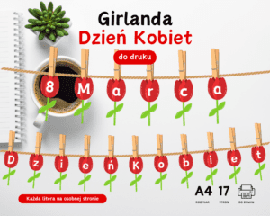 Girlanda Dzień Kobiet