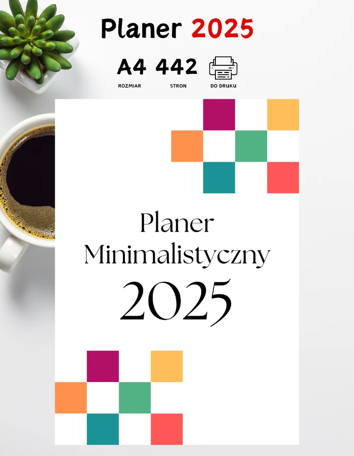 Planer 2025 - minimalistyczny Planer 2025 - minimalistyczny