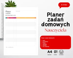 Planer zadań domowych