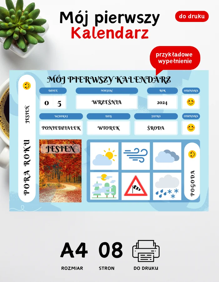 Mój pierwszy kalendarz