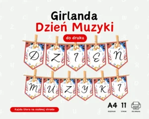 Girlanda Dzień Muzyki