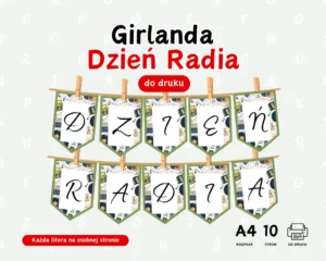 Girlanda Dzień Radia