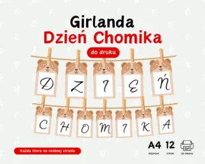 Girlanda Dzień Chomika