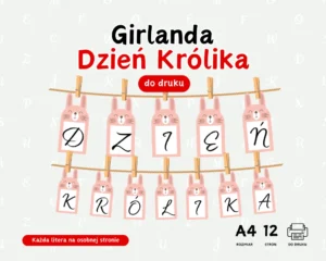 Girlanda Dzień Królika