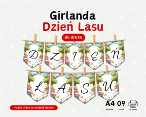 Girlanda Dzień Lasu