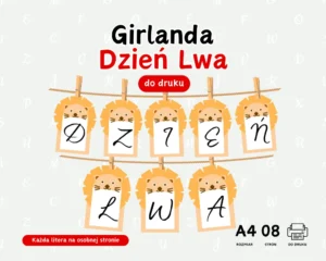 Girlanda Dzień Lwa