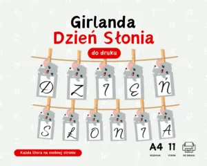 Girlanda Dzień Słonia