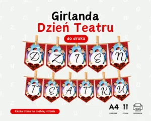 Girlanda Dzień Teatru