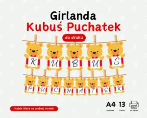 Girlanda Kubuś Puchatek
