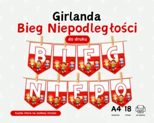 Girlanda Bieg Niepodległości
