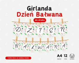 Girlanda Dzień Bałwana