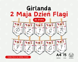 Girlanda Dzień Flagi