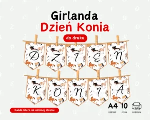Girlanda Dzień Konia