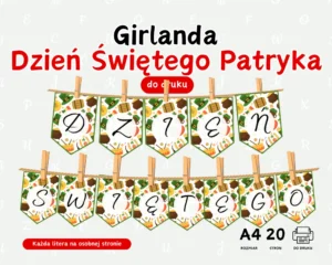 Girlanda Dzień Świętego Patryka