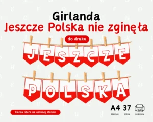 Girlanda Jeszcze Polska nie zginęła