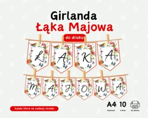 Girlanda Łąka Majowa