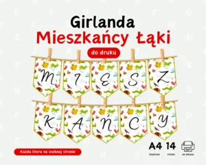 Girlanda Mieszkańcy Łąki