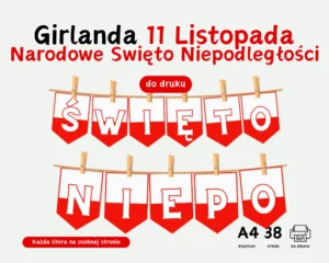 Girlanda Narodowe Święto Niepodległości