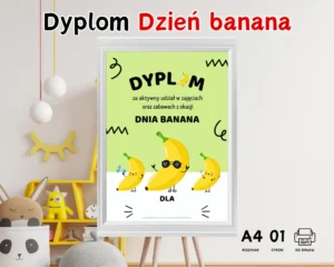 Dyplom Dzień banana