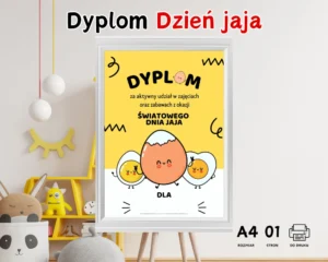 Dyplom Dzień jaja