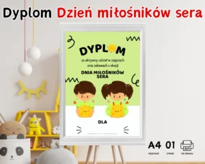 Dyplom Dzień miłośników sera