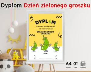 Dyplom Dzień zielonego groszku