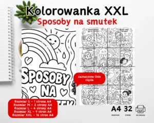 Kolowanka XXL Sposoby na smutek – emocje dzieci