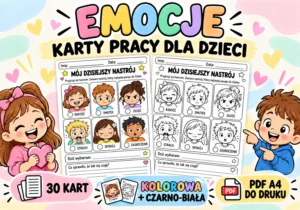 Wizualne karty pracy - emocje