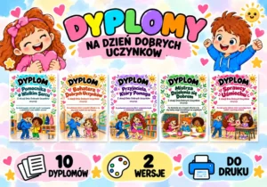 Dyplomy na Dzień dobrych uczynków
