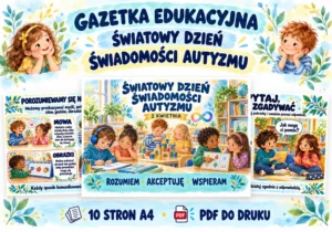 Gazetka edukacyjna na Światowy Dzień Świadomości Autyzmu