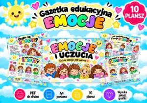 Gazetka edukacyjna - emocje i uczucia