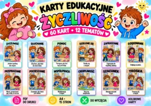 Karty edukacyjne - życzliwość